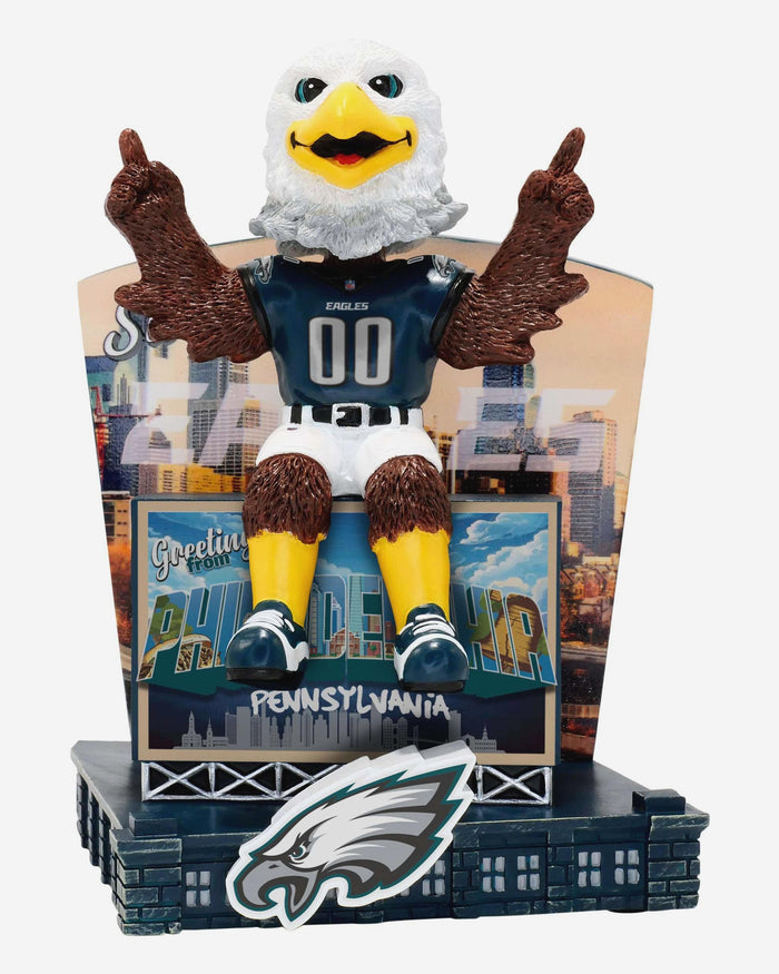 Swoop Philadelphia Eagles Greetings From Mascot Bobblehead FOCO - FOCO.com
