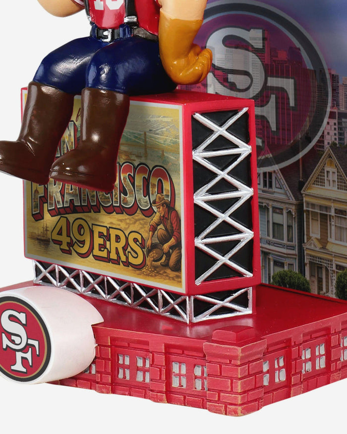 Sourdough Sam San Francisco 49ers Greetings From Mascot Bobblehead FOCO - FOCO.com