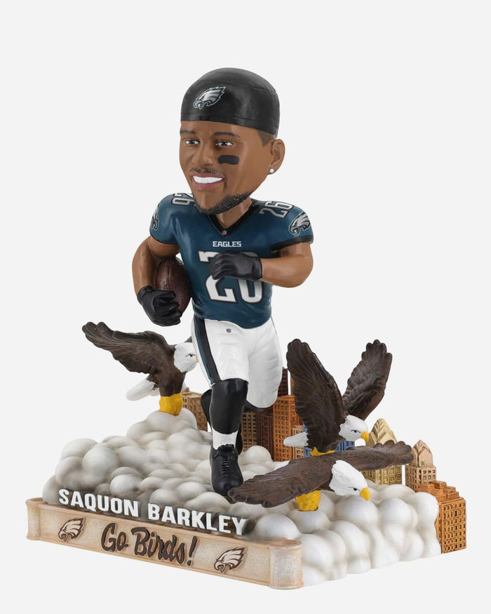 Saquon Barkley Philadelphia Eagles Go Birds Bobblehead FOCO - FOCO.com