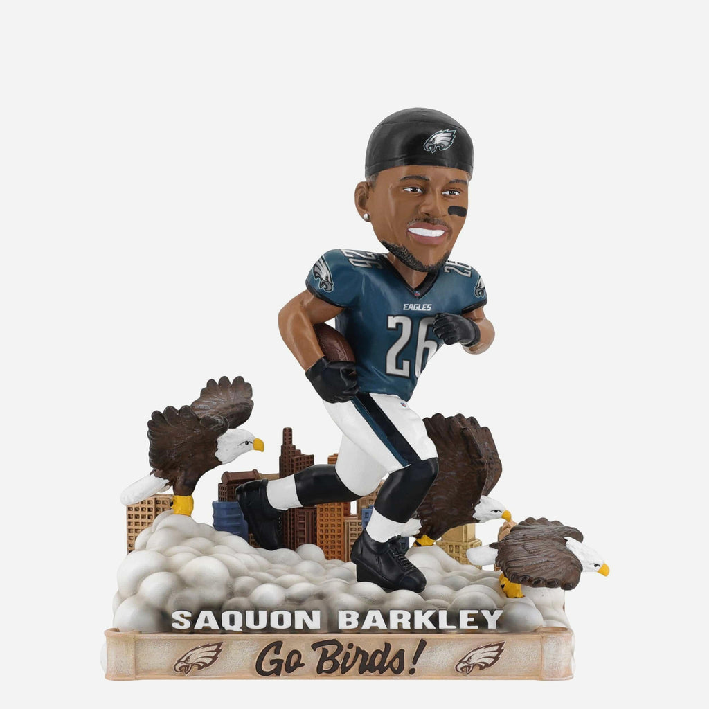 Saquon Barkley Philadelphia Eagles Go Birds Bobblehead FOCO - FOCO.com