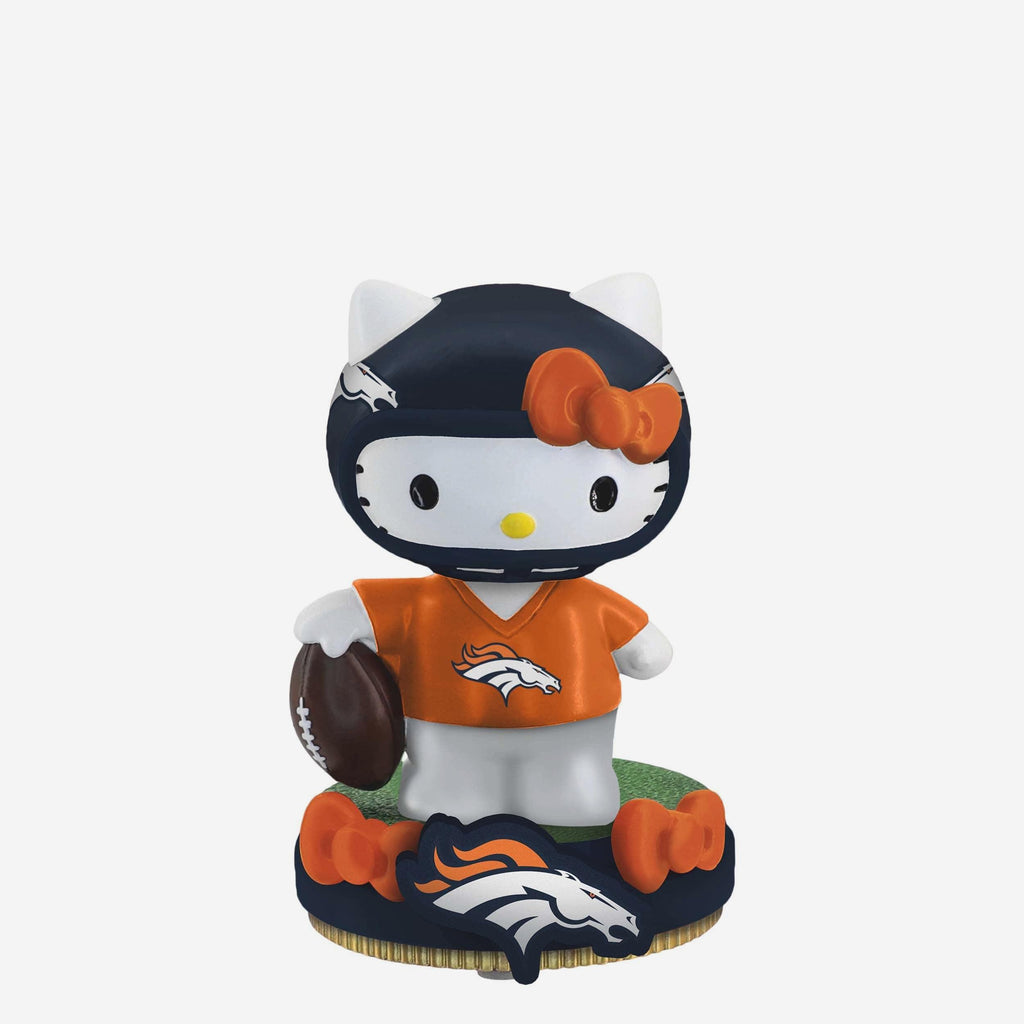 Denver Broncos Hello Kitty® Mini Bighead Bobblehead FOCO - FOCO.com