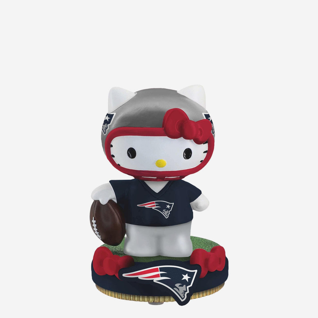 New England Patriots Hello Kitty® Mini Bighead Bobblehead FOCO