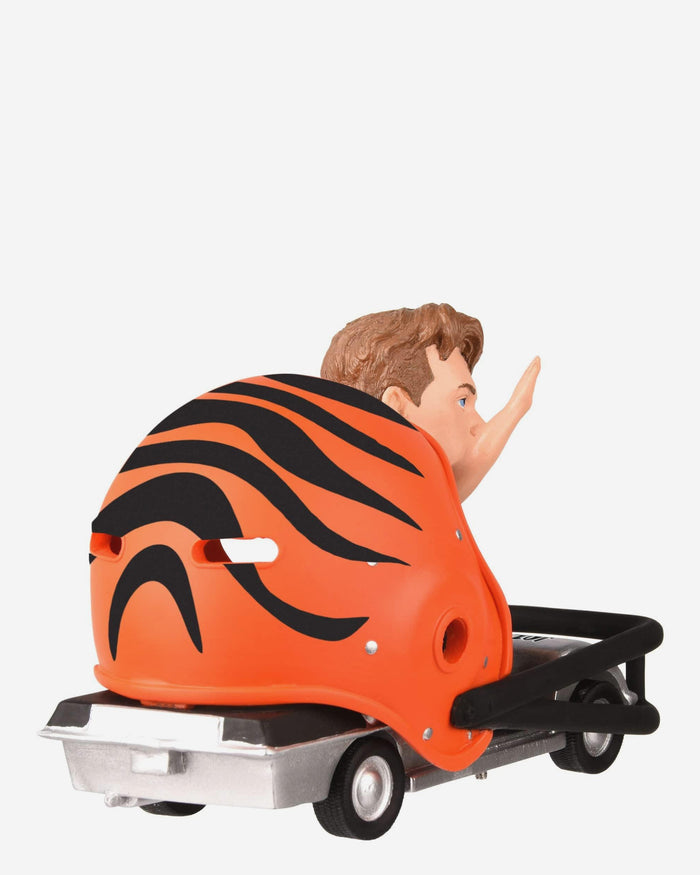 Joe Burrow Cincinnati Bengals Helmet Cart Bobblehead FOCO - FOCO.com