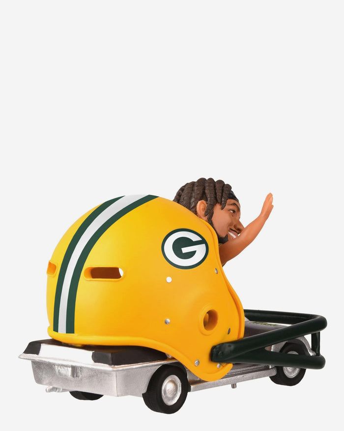Jordan Love Green Bay Packers Helmet Cart Bobblehead FOCO - FOCO.com