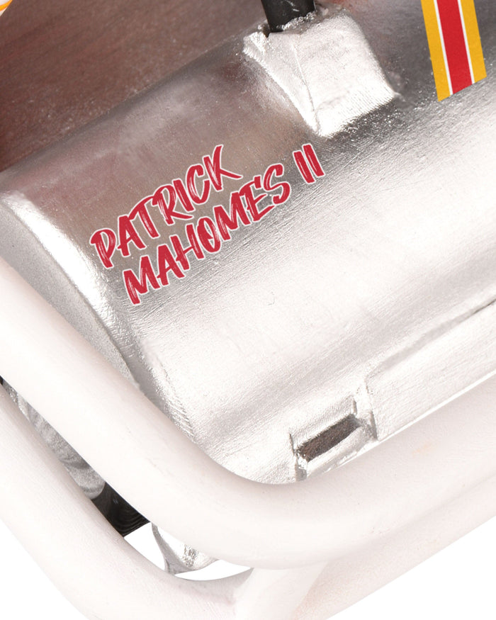 Patrick Mahomes Kansas City Chiefs Helmet Cart Bobblehead FOCO - FOCO.com