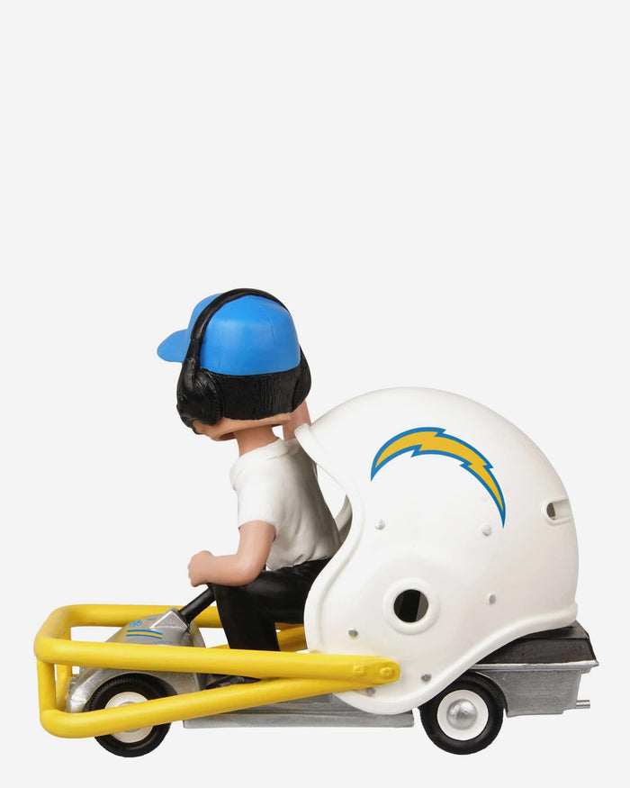 Jim Harbaugh Los Angeles Chargers Helmet Cart Bobblehead FOCO - FOCO.com