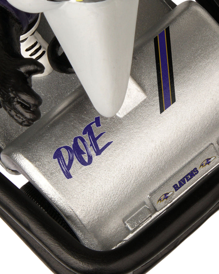 Poe Baltimore Ravens Helmet Cart Mascot Bobblehead FOCO - FOCO.com
