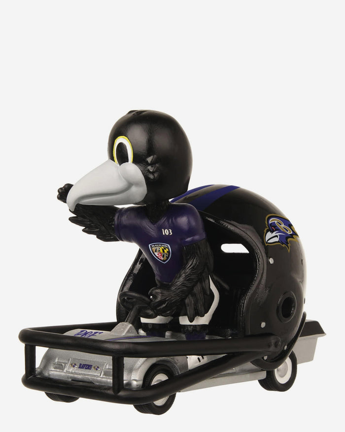 Poe Baltimore Ravens Helmet Cart Mascot Bobblehead FOCO - FOCO.com