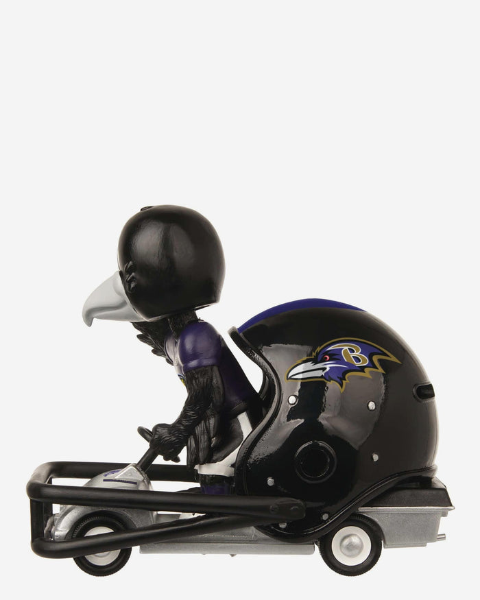 Poe Baltimore Ravens Helmet Cart Mascot Bobblehead FOCO - FOCO.com