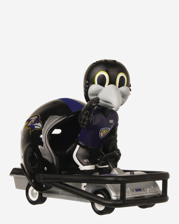 Poe Baltimore Ravens Helmet Cart Mascot Bobblehead FOCO - FOCO.com