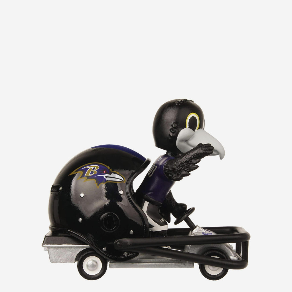 Poe Baltimore Ravens Helmet Cart Mascot Bobblehead FOCO
