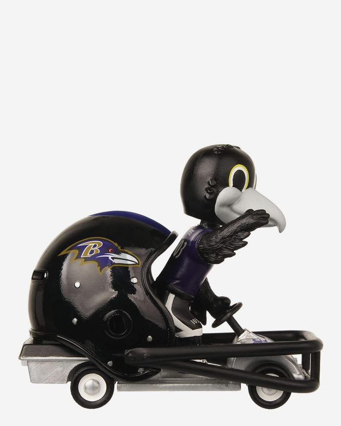 Poe Baltimore Ravens Helmet Cart Mascot Bobblehead FOCO - FOCO.com