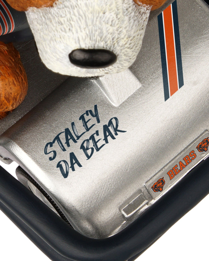 Staley Da Bear Chicago Bears Helmet Cart Mascot Bobblehead FOCO - FOCO.com