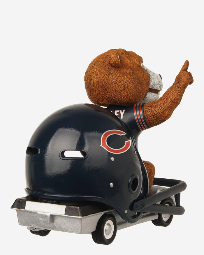 Staley Da Bear Chicago Bears Helmet Cart Mascot Bobblehead FOCO - FOCO.com