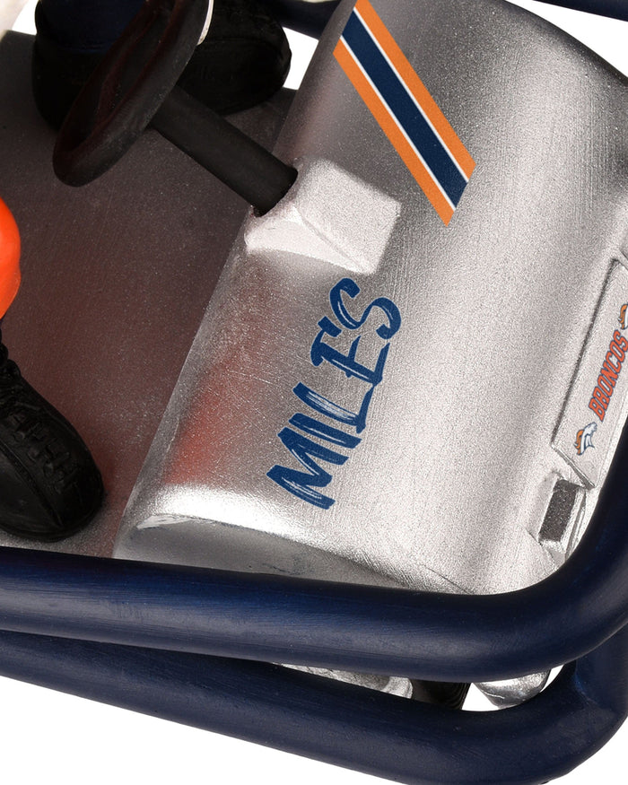 Miles Denver Broncos Helmet Cart Mascot Bobblehead FOCO - FOCO.com