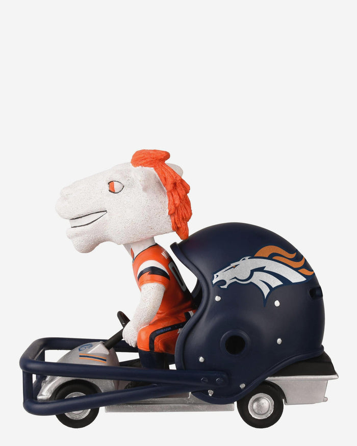 Miles Denver Broncos Helmet Cart Mascot Bobblehead FOCO - FOCO.com