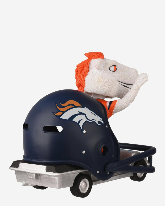 Miles Denver Broncos Helmet Cart Mascot Bobblehead FOCO - FOCO.com