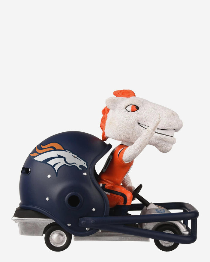 Miles Denver Broncos Helmet Cart Mascot Bobblehead FOCO - FOCO.com