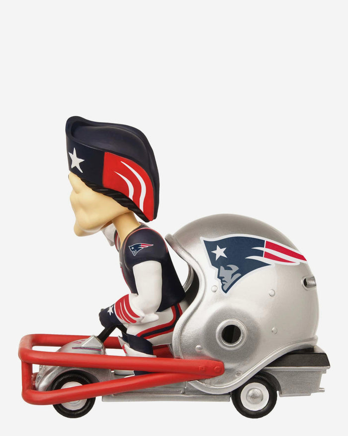 Pat the Patriot New England Patriots Helmet Cart Mascot Bobblehead FOCO - FOCO.com