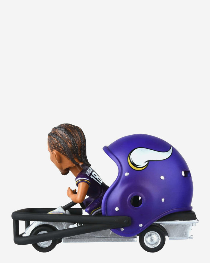 Justin Jefferson Minnesota Vikings Helmet Cart Bobblehead FOCO - FOCO.com