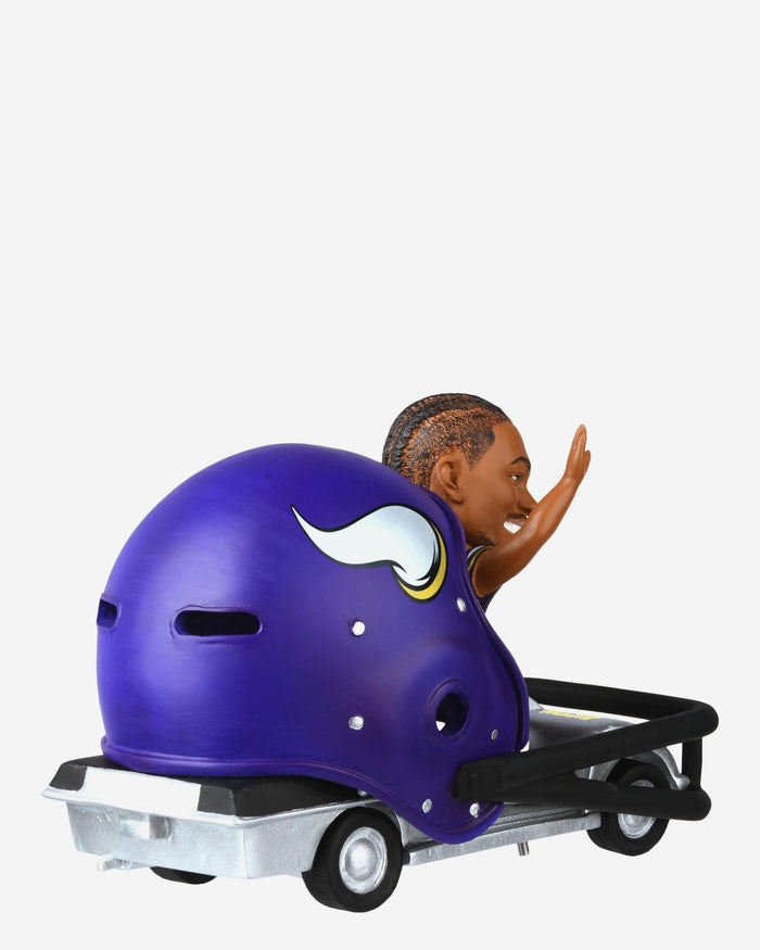 Justin Jefferson Minnesota Vikings Helmet Cart Bobblehead FOCO - FOCO.com