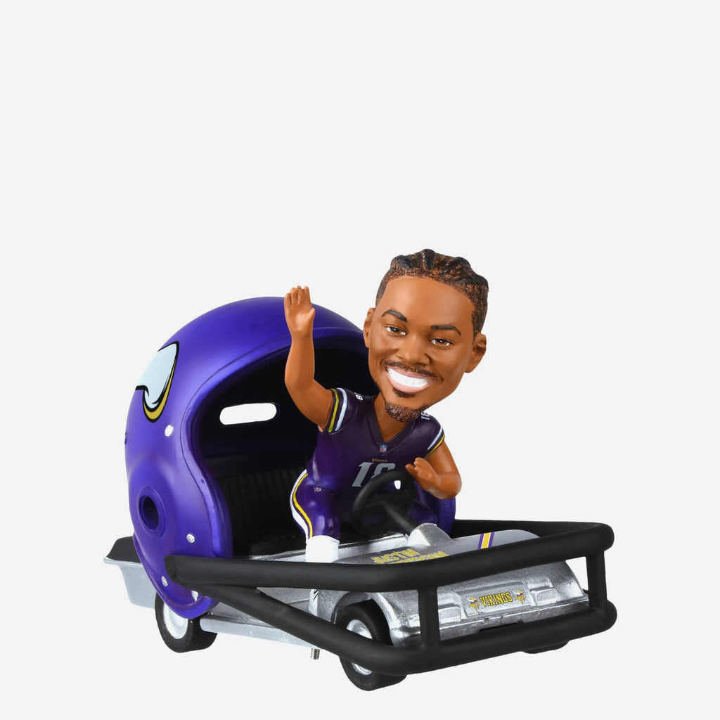 Justin Jefferson Minnesota Vikings Helmet Cart Bobblehead FOCO - FOCO.com