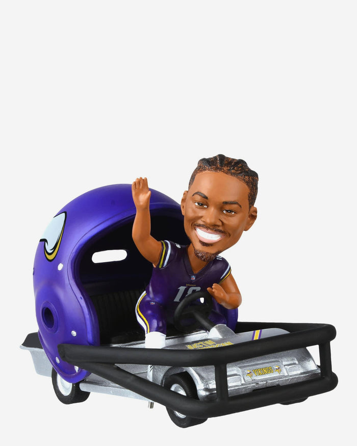 Justin Jefferson Minnesota Vikings Helmet Cart Bobblehead FOCO - FOCO.com