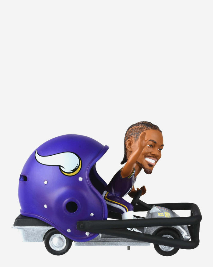 Justin Jefferson Minnesota Vikings Helmet Cart Bobblehead FOCO - FOCO.com