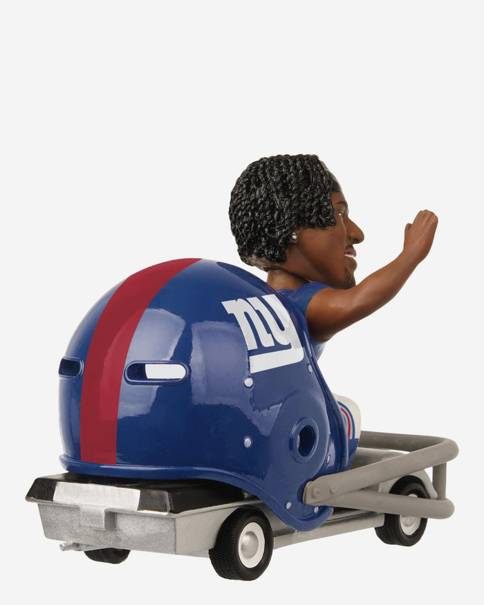 Malik Nabers New York Giants Helmet Cart Bobblehead FOCO - FOCO.com