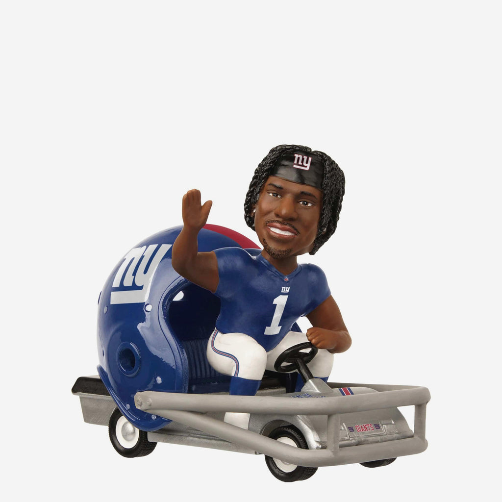 Malik Nabers New York Giants Helmet Cart Bobblehead FOCO - FOCO.com