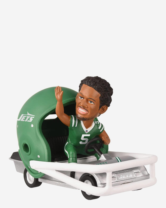 Garrett Wilson New York Jets Helmet Cart Bobblehead FOCO - FOCO.com