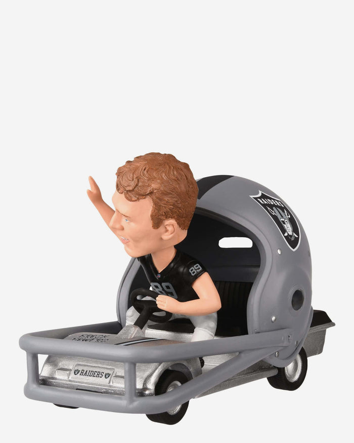 Brock Bowers Las Vegas Raiders Helmet Cart Bobblehead FOCO - FOCO.com
