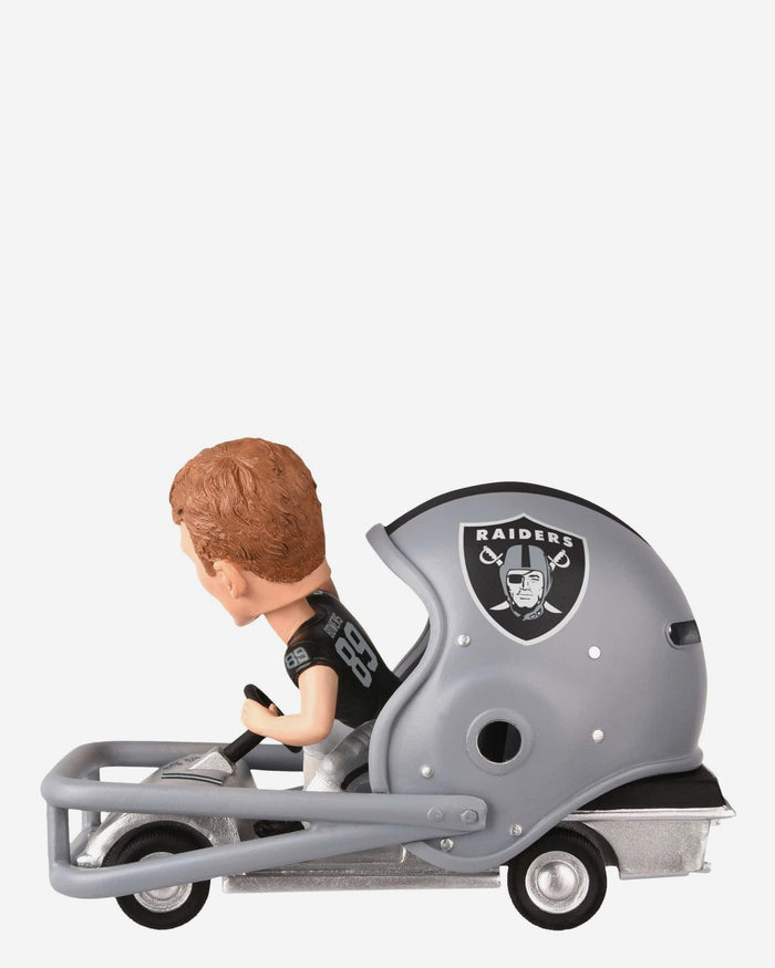 Brock Bowers Las Vegas Raiders Helmet Cart Bobblehead FOCO - FOCO.com