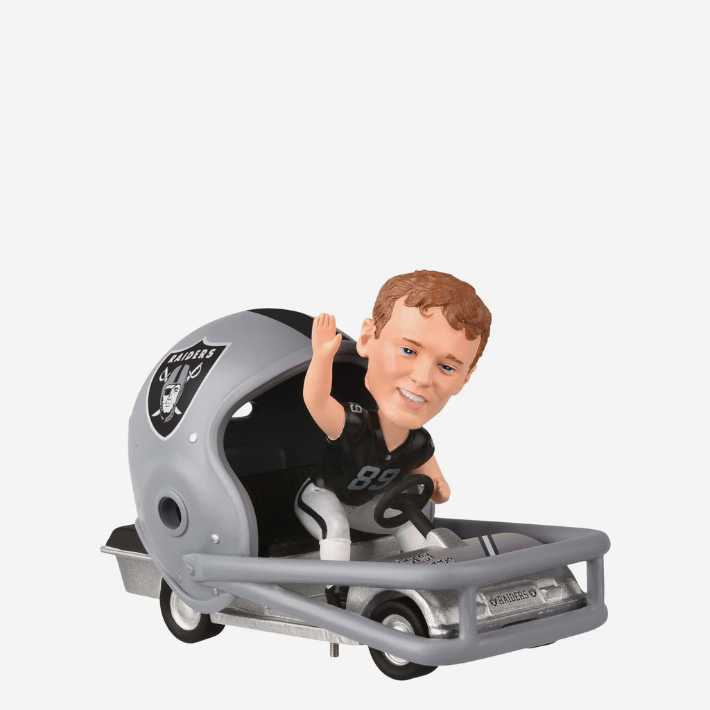 Brock Bowers Las Vegas Raiders Helmet Cart Bobblehead FOCO - FOCO.com