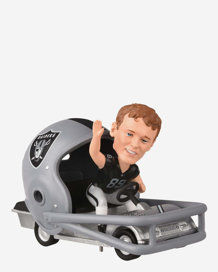 Brock Bowers Las Vegas Raiders Helmet Cart Bobblehead FOCO - FOCO.com