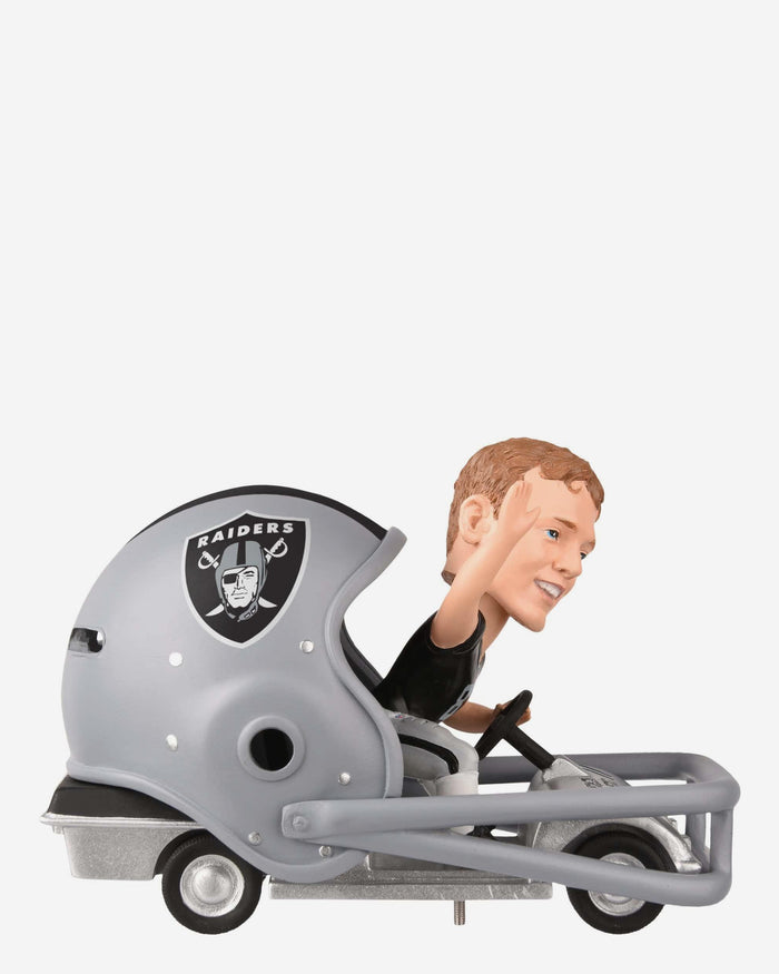 Brock Bowers Las Vegas Raiders Helmet Cart Bobblehead FOCO - FOCO.com