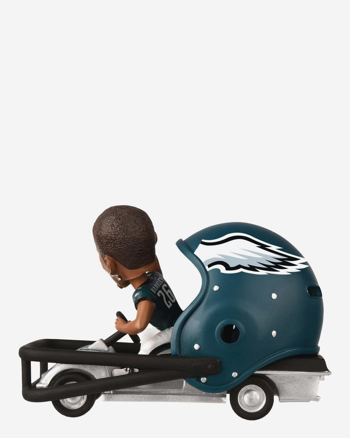 Saquon Barkley Philadelphia Eagles Helmet Cart Bobblehead FOCO - FOCO.com