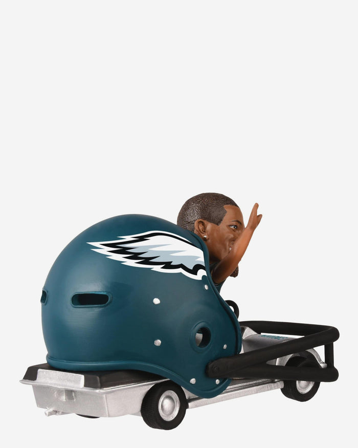 Saquon Barkley Philadelphia Eagles Helmet Cart Bobblehead FOCO - FOCO.com