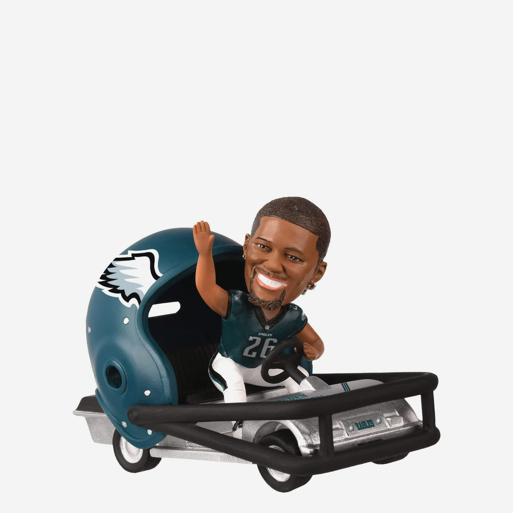 Saquon Barkley Philadelphia Eagles Helmet Cart Bobblehead FOCO - FOCO.com