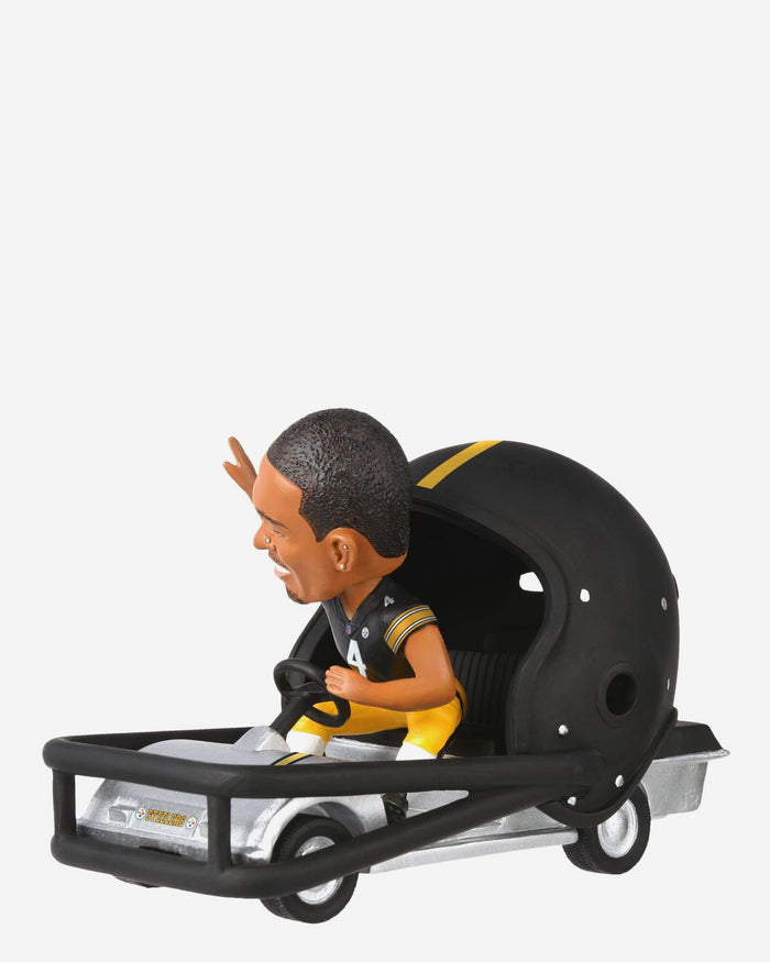 DK Metcalf Pittsburgh Steelers Helmet Cart Bobblehead FOCO - FOCO.com