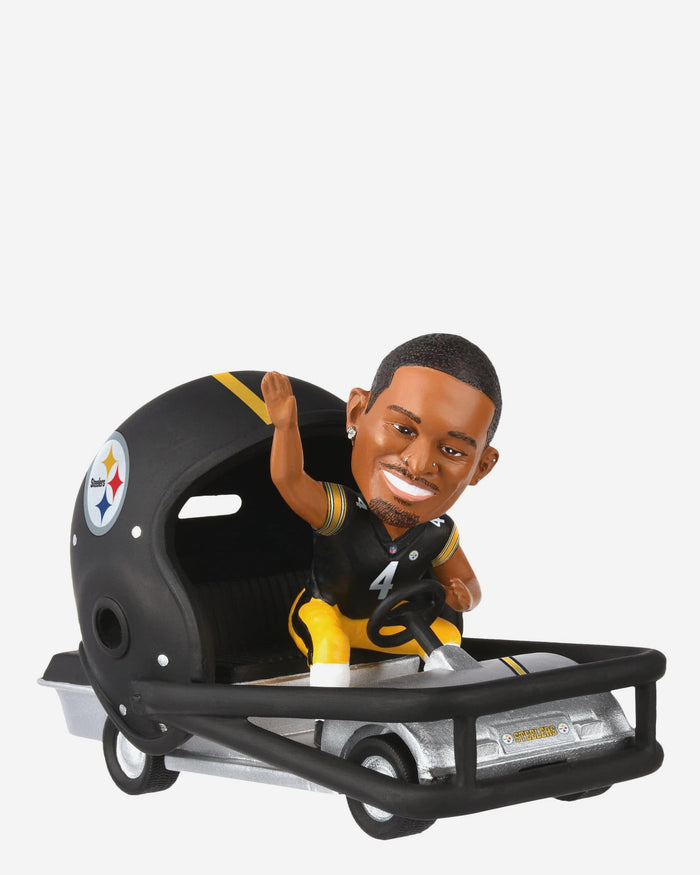 DK Metcalf Pittsburgh Steelers Helmet Cart Bobblehead FOCO - FOCO.com
