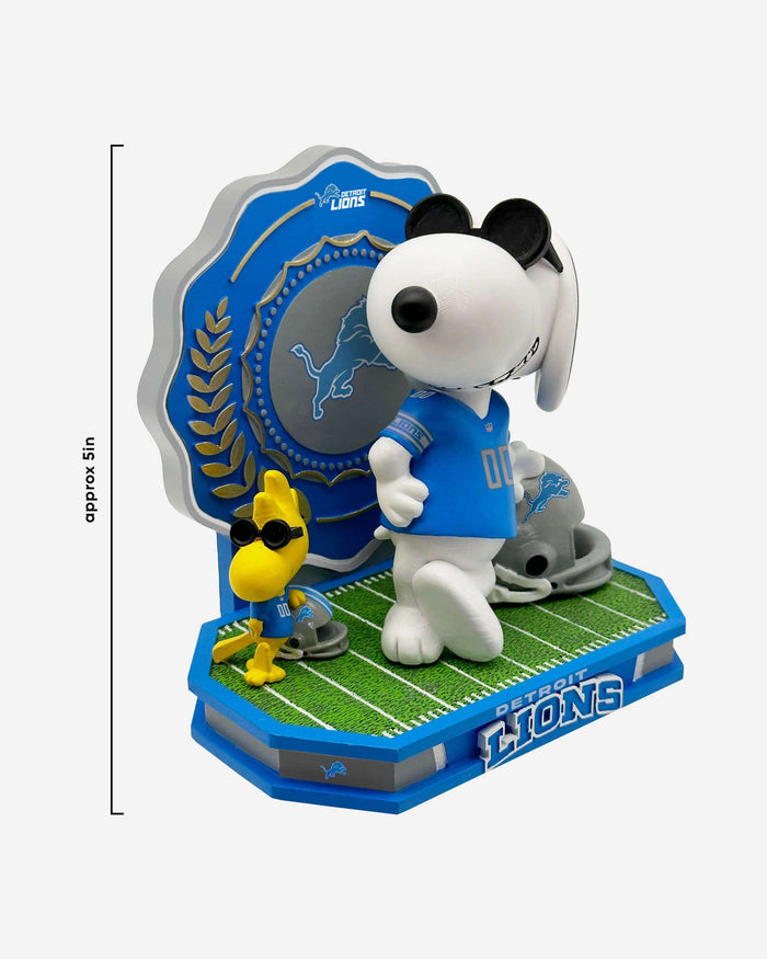 Detroit Lions Snoopy & Woodstock Joe Cool Peanuts Dual Bobblehead FOCO - FOCO.com