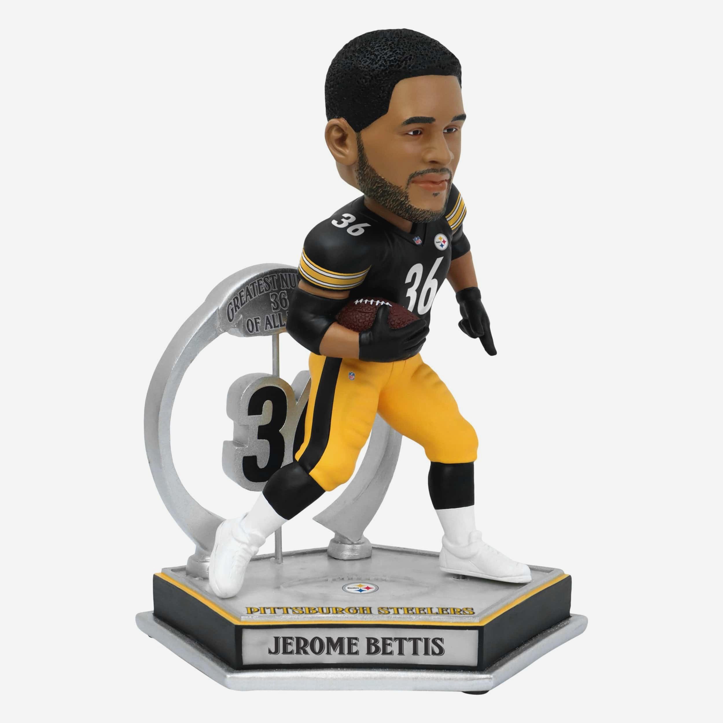 Jerome Bettis Pittsburgh Steelers Legendary Number 36 Bobblehead FOCO