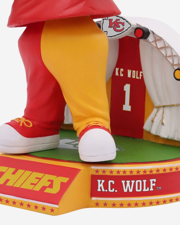 KC Wolf Kansas City Chiefs Bobble Belly Mascot Bobblehead FOCO - FOCO.com