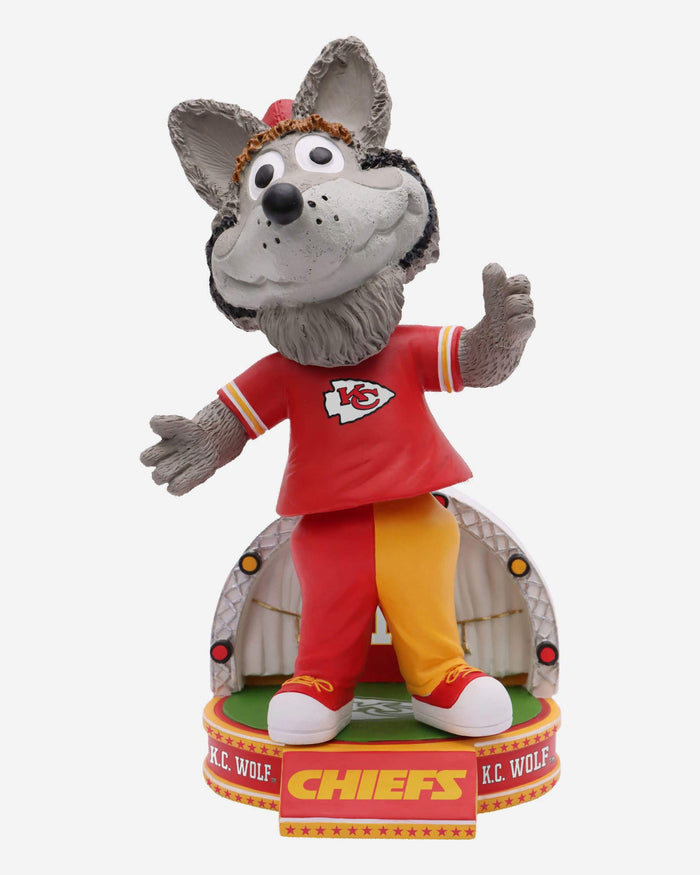 KC Wolf Kansas City Chiefs Bobble Belly Mascot Bobblehead FOCO - FOCO.com