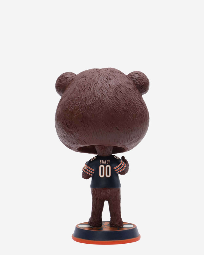 Staley Da Bear Chicago Bears Mascot Mini Bighead Bobblehead FOCO - FOCO.com