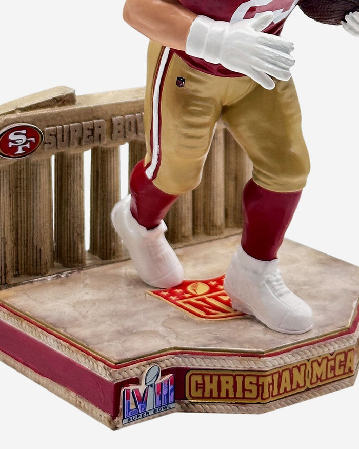 Christian McCaffrey San Francisco 49ers Super Bowl LVIII Bound Bobblehead FOCO - FOCO.com