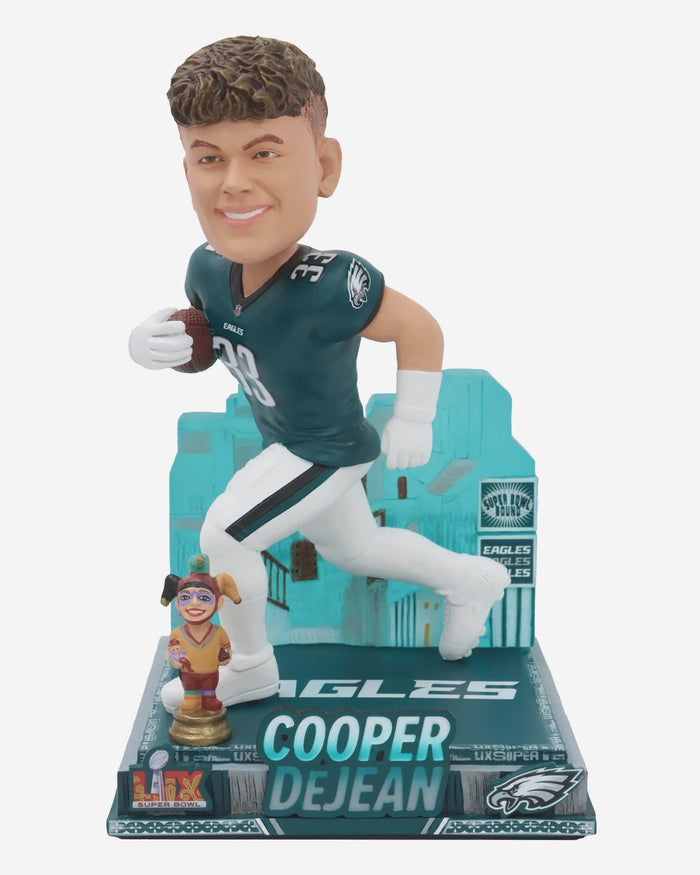 Cooper DeJean Philadelphia Eagles Super Bowl LIX Bound Light Up Bobblehead FOCO - FOCO.com