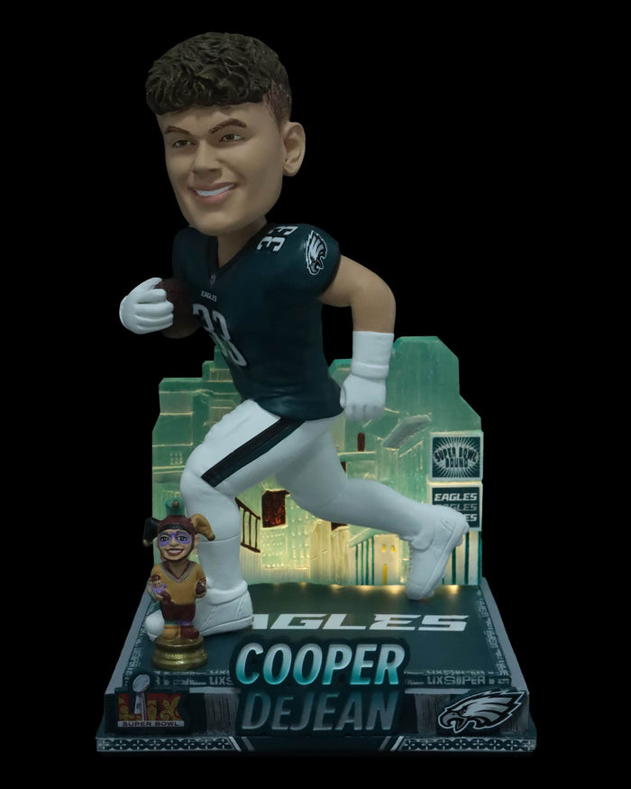 Cooper DeJean Philadelphia Eagles Super Bowl LIX Bound Light Up Bobblehead FOCO - FOCO.com