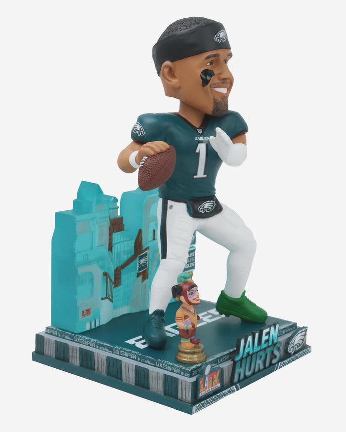 Jalen Hurts Philadelphia Eagles Super Bowl LIX Bound Light Up Bobblehead FOCO - FOCO.com